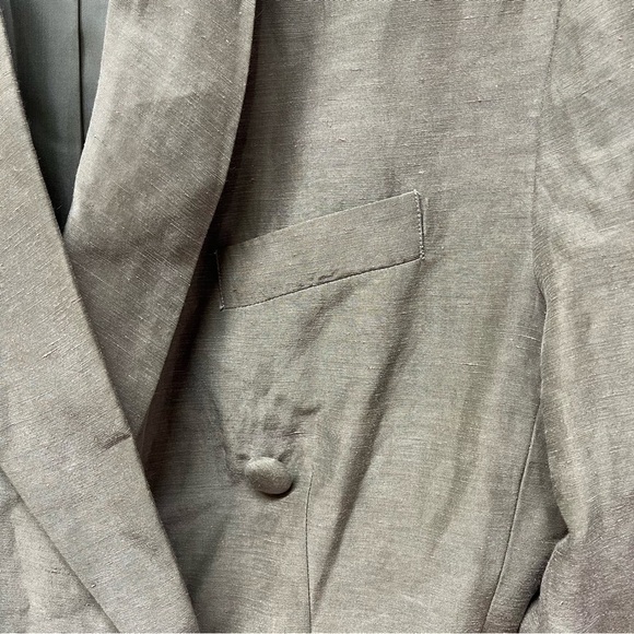 Vintage Anne Carson Linen/Silk Blend Double Breasted Blazer - Picture 9 of 9